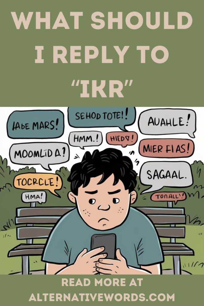 what to reply for ikr